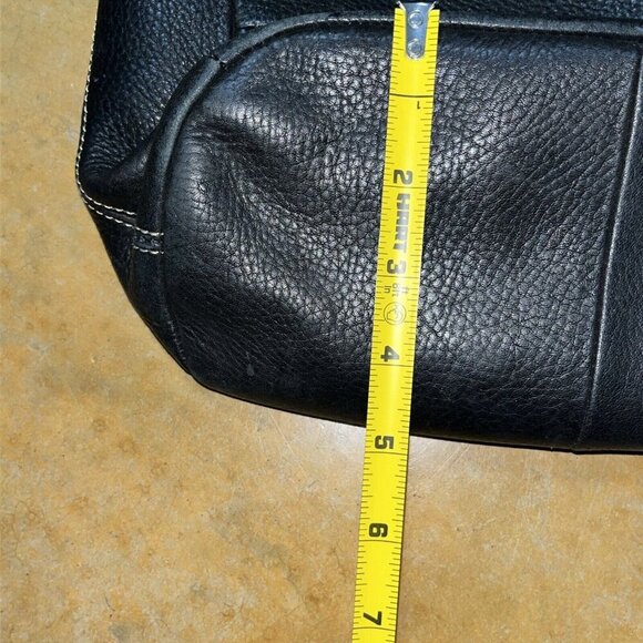 FOSSIL Texas A&M Over Shoulder Dark Brown Leather HandBag Purse Gig’em Whoop! - Picture 12 of 15